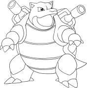 Blastoise Online Värvimine